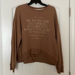 Reflect (Elevation Church) brown sweatshirt XL